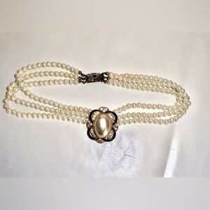 Vintage Pearl Beaded Necklace